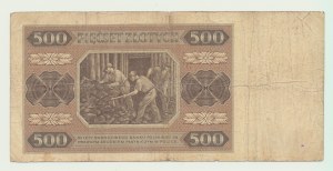 500 gold 1948, AZ series, rarely the last series in a row A