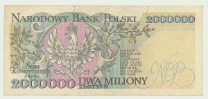 2,000,000 (2 million) zloty 1993, Paderewski, series B