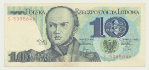 10 gold 1982, Jozef Bem - S series