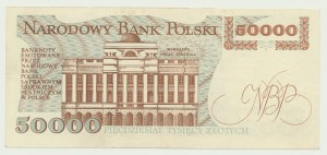 50,000 gold 1989, Staszic, very rare last ser. Z, Szparło L6