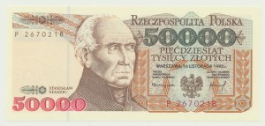 50,000 zloty 1993, Staszic, P series