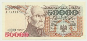 50,000 zloty 1993, Staszic, series F