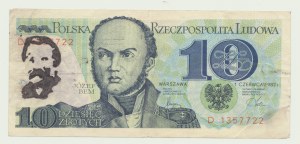 Solidarity, 10 zloty 1982, stamps Lech Walesa / SOLIDARITY