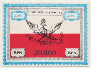 Cegelec 20,000 zloty for the Electoral Fund of the Confederation of Independent Poland