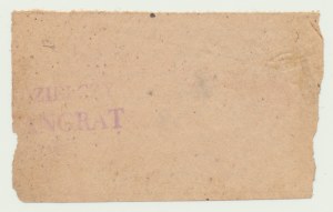 Occupation, Menck, Kruger & Sohn, Warschaw, 20 eggs 1943, delivery and exchange receipt for sugar