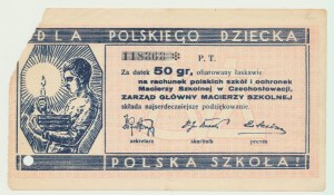 II RP, For a Polish Child, Polish School, Brick, 50 pennies