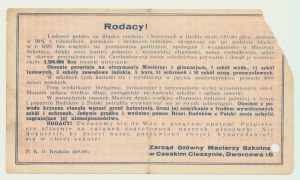II RP, For a Polish Child, Polish School, Brick, 50 pennies
