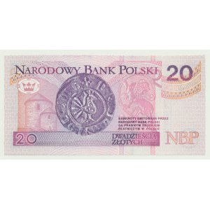 20 złotych 1994, druk TDLR Londyn, AA 0023904, dwa zera na początku