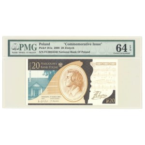 20 złotych 2009, Fryderyk Chopin, FC0044540