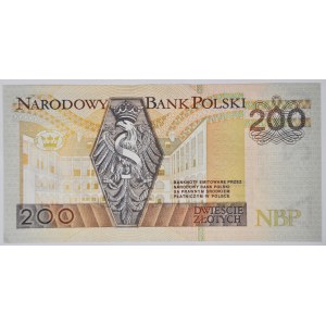 200 złotych 1994, seria DT, rzadka w UNC