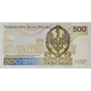 500 złotych 2016, pierwsza seria AA 6130828