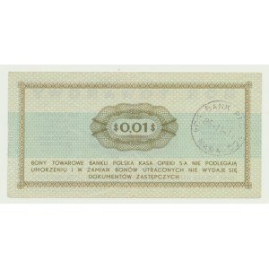 Pewex Bon Towarowy, 1 cent 1969, ser. GL