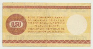 Pewex Gift Certificate, 50 cents 1979, ser. HC