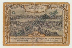 East Prussia (Ostpreussen), Szczytno (Ortelsburg), 500,000 marks, reprint 1923 for 50 fenig 1920