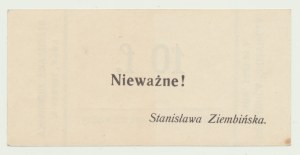 Lviv, Stanislava Ziembinska - Składnica Spożywcza, voucher for 10 fenigs