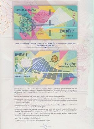 France, EVERFIT test banknote, Banque de France