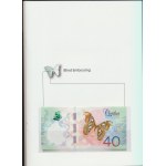 Francia, Oberthur Fiduciaire, cinque note promozionali L'arte delle farfalle.
