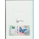 Francia, Oberthur Fiduciaire, cinque note promozionali L'arte delle farfalle.