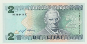 Lithuania, 2 lits 1994, DAA series