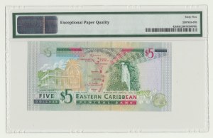 Eastern Caribbean, Elizabeth II, $5 2003 St. Vincent