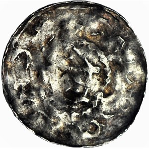 R*, Boleslav I. Chrabrý 992-1025, denár 1010-1020 Poznaň, hybrid saského typu reverzu, UNIKÁTNE
