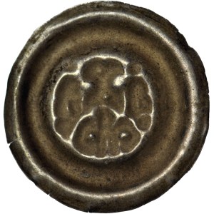 RRR-, Silesia 13th century, Brakteat wide, Eagle over gate