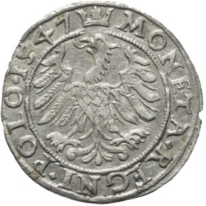 Sigismund I. der Alte, Grosz 1547, Krakau, schön
