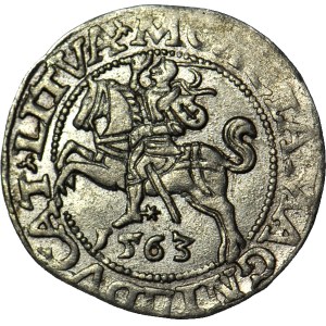 Žigmund II August, pologram 1563, Vilnius, TOPOR, krásny