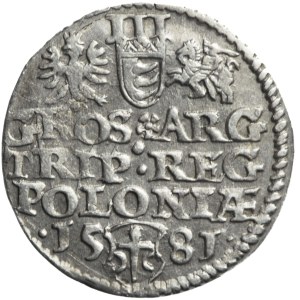 Stefan Batory, Trojak 1581, Olkusz