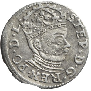 Stefan Batory, Trojak 1582, Ryga, rzadszy