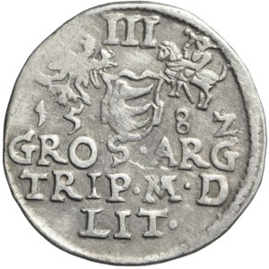 Stefan Batory, Troyak 1582, Vilnius, under the bust Leliwa