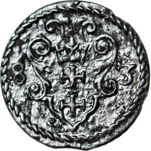 R-, Stefan Batory, Denar Gdansk 1583
