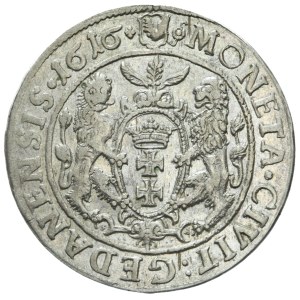Sigismund III Vasa, Ort 1616, Gdansk, wide orifice