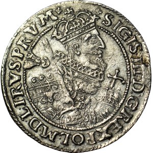 R-, Sigismund III Vasa, Ort 1622, Bydgoszcz, PRVM, NS before Sas, L.I