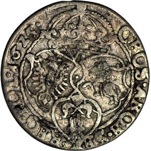 Sigismund III Vasa, Sixpence 1625, Kraków, ARGE SE (instead of SEX), unlisted