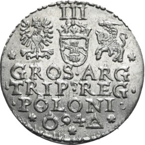 Sigismund III Vasa, Troyak 1594, Malbork, minted