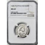 John III Sobieski, 1683 Sixpence, Bydgoszcz, minted