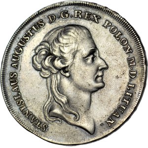 Stanisław A. Poniatowski, Thaler 1788, Varšava, krásné, ILUSTROVÁNO
