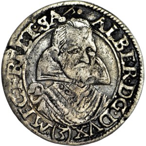 Śląsk, Księstwo Żagańskie, Albert z Wallenstein, 3 krajcary 1630, S, Żagań
