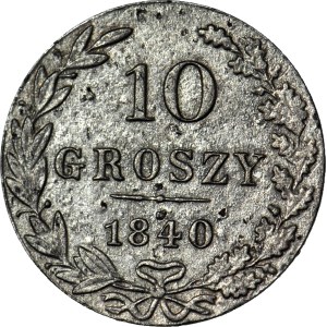 Kingdom of Poland, 10 groszy 1840