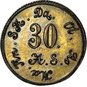 30 kopecks 1861, dominion Dabrowa (district Srem) minted