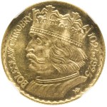 10 gold 1925, Boleslaw the Brave, fresh stamp, phenomenal