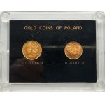 Set of 2 pieces: 20 gold 1925 and 10 gold 1925, Boleslaw the Brave, minted