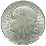 10 złotych 1932, Głowa kobiety, Warszawa, piękne