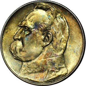 5 gold 1936, Pilsudski, minted
