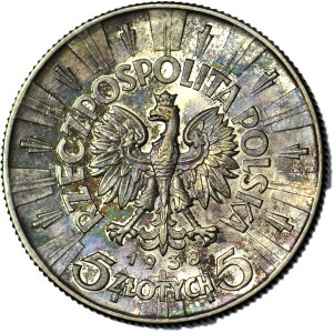 5 złotych 1938, Piłsudski, menniczy, wspaniały