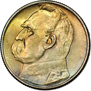 2 gold 1934, Pilsudski, minted