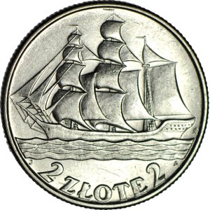 2 złote 1936, Żaglowiec, menniczy
