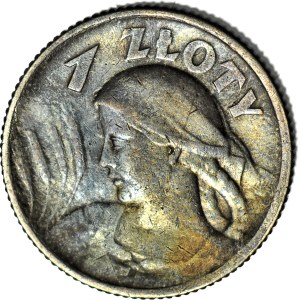 1 złoty 1924, Żniwiarka, róg i pochodnia (Paryż), ładne