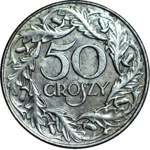 50 grošov 1938 INNICLATED, BEZ ZNAČKY MINT